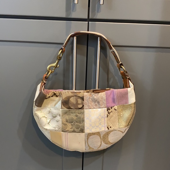 Coach patchwork pattern purse - Picture 4 of 10